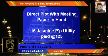 Residential Plot for Sale in Bahria Town, Lahore - (BP-50011)