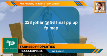 Residential Plot for Sale in Bahria Town, Lahore - (BP-50086)