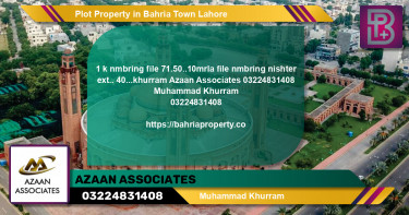 Residential Plot for Sale in Bahria Town, Lahore - (BP-50105)