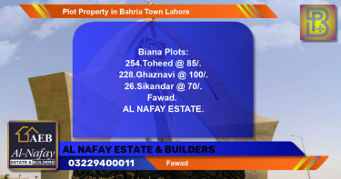 Residential Plot for Sale in Bahria Town, Lahore - (BP-50160)