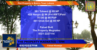 Residential Plot for Sale in Bahria Town, Lahore - (BP-50175)