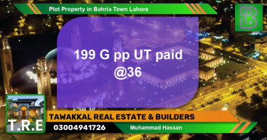 Residential Plot for Sale in Bahria Town, Lahore - (BP-50188)