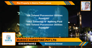 Residential Plot for Sale in Bahria Town, Lahore - (BP-50246)
