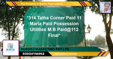 Residential Plot for Sale in Bahria Town, Lahore - (BP-50247)