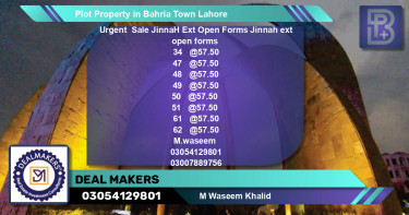 Residential Plot for Sale in Bahria Town, Lahore - (BP-50264)