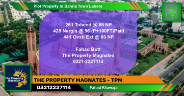Residential Plot for Sale in Bahria Town, Lahore - (BP-50305)