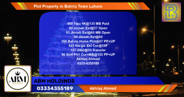 Residential Plot for Sale in Bahria Town, Lahore - (BP-50325)