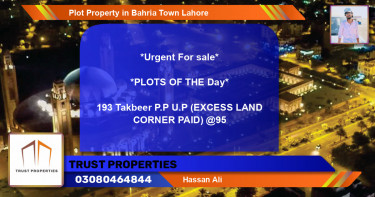Residential Plot for Sale in Bahria Town, Lahore - (BP-50335)