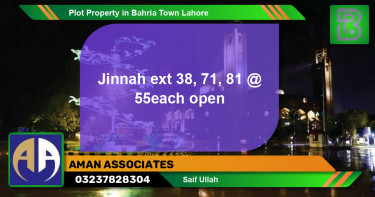 Residential Plot for Sale in Bahria Town, Lahore - (BP-50339)