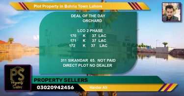 Residential Plot for Sale in Bahria Town, Lahore - (BP-50354)