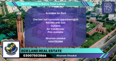 Residential Property for Rent in Bahria Town, Lahore - (BP-50389)