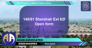 Residential Plot for Sale in Bahria Town, Lahore - (BP-50397)