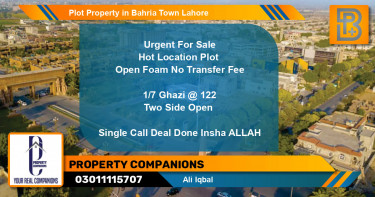 Residential Plot for Sale in Bahria Town, Lahore - (BP-50406)
