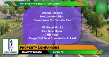 Residential Plot for Sale in Bahria Town, Lahore - (BP-50414)