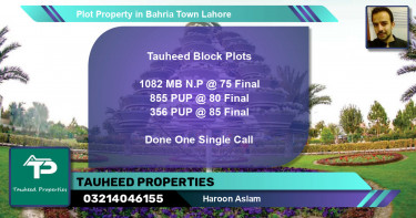 Residential Plot for Sale in Bahria Town, Lahore - (BP-50438)