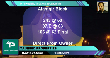 Residential Plot for Sale in Bahria Town, Lahore - (BP-50439)