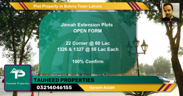 Residential Plot for Sale in Bahria Town, Lahore - (BP-50440)
