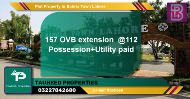 Residential Plot for Sale in Bahria Town, Lahore - (BP-50450)