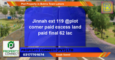 Residential Plot for Sale in Bahria Town, Lahore - (BP-50550)