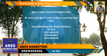 Residential Plot for Sale in Bahria Town, Lahore - (BP-50590)