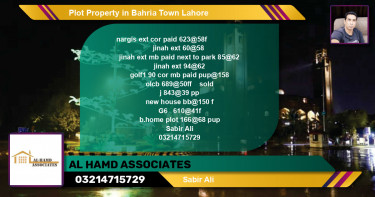 Residential Plot for Sale in Bahria Town, Lahore - (BP-50601)