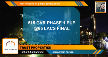 Residential Plot for Sale in Bahria Town, Lahore - (BP-50623)