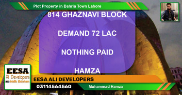 Residential Plot for Sale in Bahria Town, Lahore - (BP-50671)
