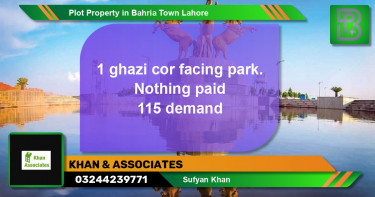 Residential Plot for Sale in Bahria Town, Lahore - (BP-50692)