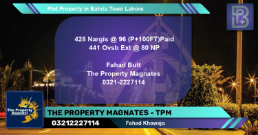 Residential Plot for Sale in Bahria Town, Lahore - (BP-50706)