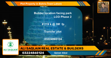 Residential Plot for Sale in Bahria Town, Lahore - (BP-50783)