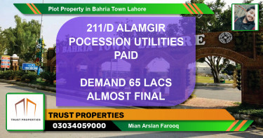 Residential Plot for Sale in Bahria Town, Lahore - (BP-50945)