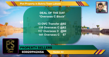 Residential Plot for Sale in Bahria Town, Lahore - (BP-51032)
