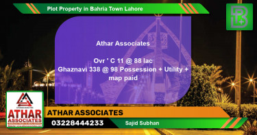 Residential Plot for Sale in Bahria Town, Lahore - (BP-51069)