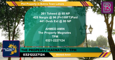 Residential Plot for Sale in Bahria Town, Lahore - (BP-51163)