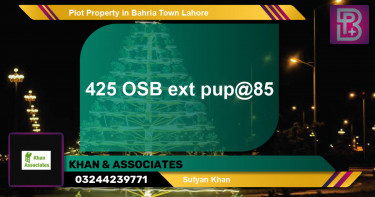 Residential Plot for Sale in Bahria Town, Lahore - (BP-51206)