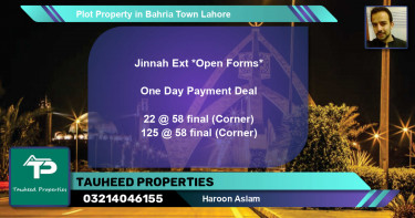 Residential Plot for Sale in Bahria Town, Lahore - (BP-51220)