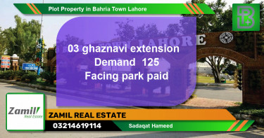 Residential Plot for Sale in Bahria Town, Lahore - (BP-51232)