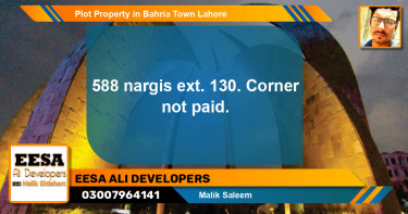 Residential Plot for Sale in Bahria Town, Lahore - (BP-51311)