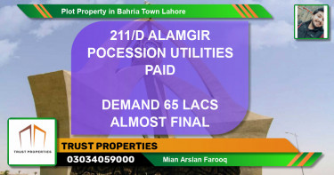 Residential Plot for Sale in Bahria Town, Lahore - (BP-51339)