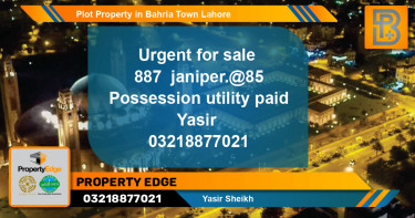 Residential Plot for Sale in Bahria Town, Lahore - (BP-51416)