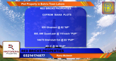 Residential Plot for Sale in Bahria Town, Lahore - (BP-51427)