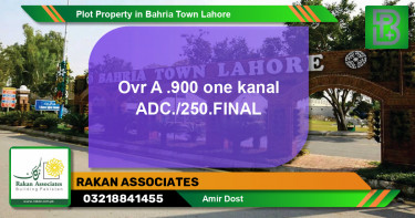 Residential Plot for Sale in Bahria Town, Lahore - (BP-51435)