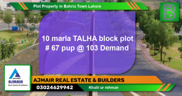 Residential Plot for Sale in Bahria Town, Lahore - (BP-51436)