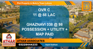 Residential Plot for Sale in Bahria Town, Lahore - (BP-51452)