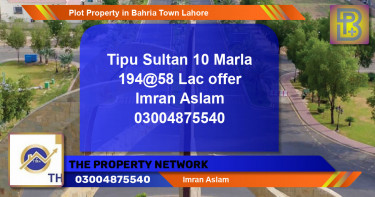 Residential Plot for Sale in Bahria Town, Lahore - (BP-51454)