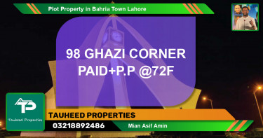 Residential Plot for Sale in Bahria Town, Lahore - (BP-51510)