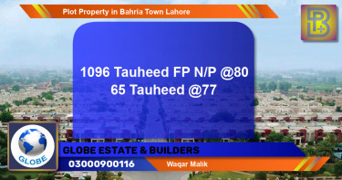 Residential Plot for Sale in Bahria Town, Lahore - (BP-51514)