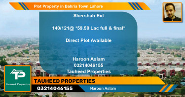 Residential Plot for Sale in Bahria Town, Lahore - (BP-51531)