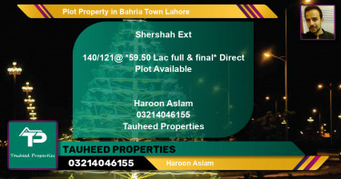 Residential Plot for Sale in Bahria Town, Lahore - (BP-51547)