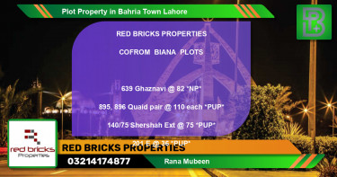 Residential Plot for Sale in Bahria Town, Lahore - (BP-51681)